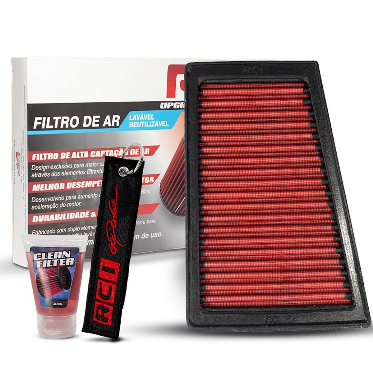 Filtro de Ar Race Chrome para Turbo