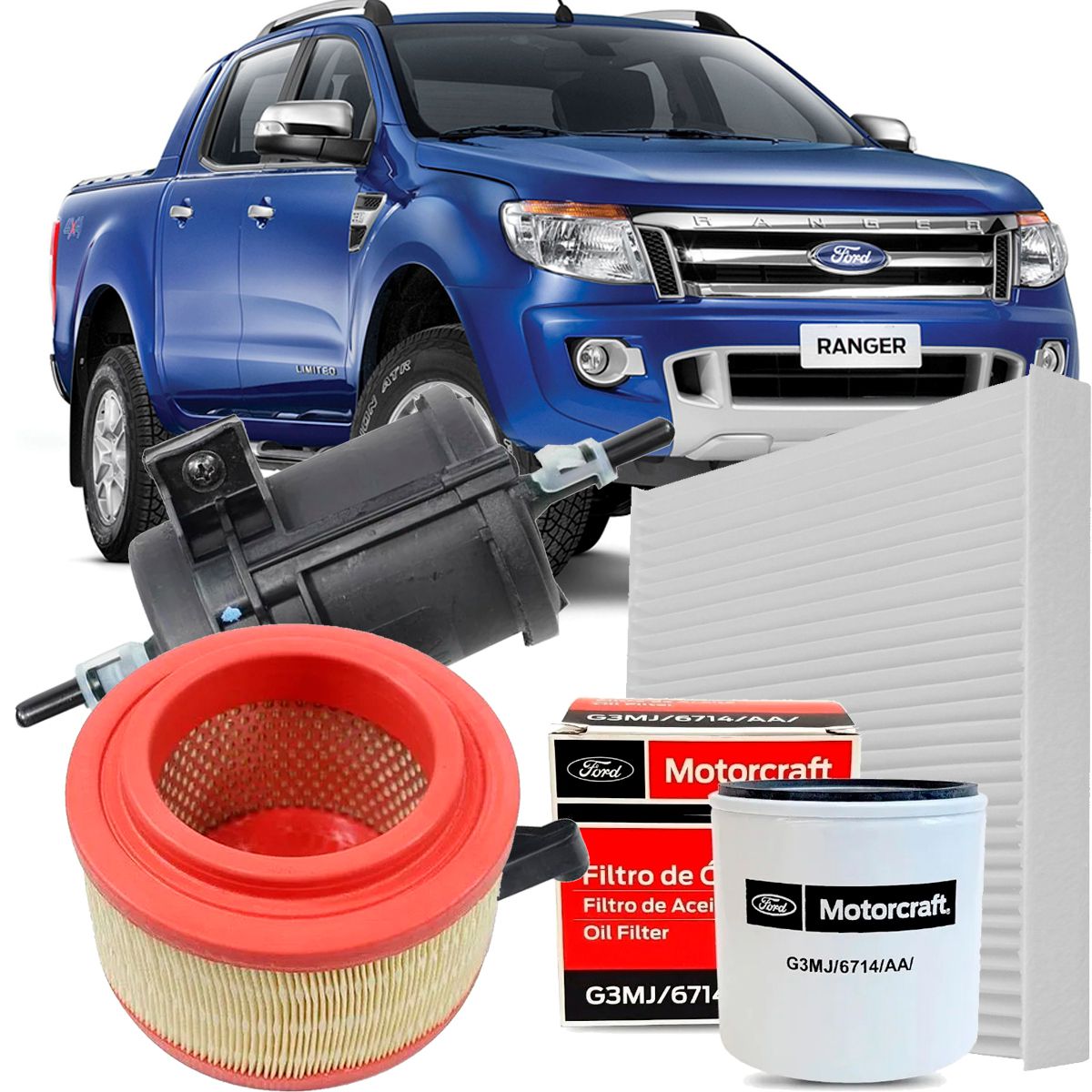 Motorcraft FA1785 - Filtro Aria Auto - Originale, Efficace, Garanzia 12 Mesi