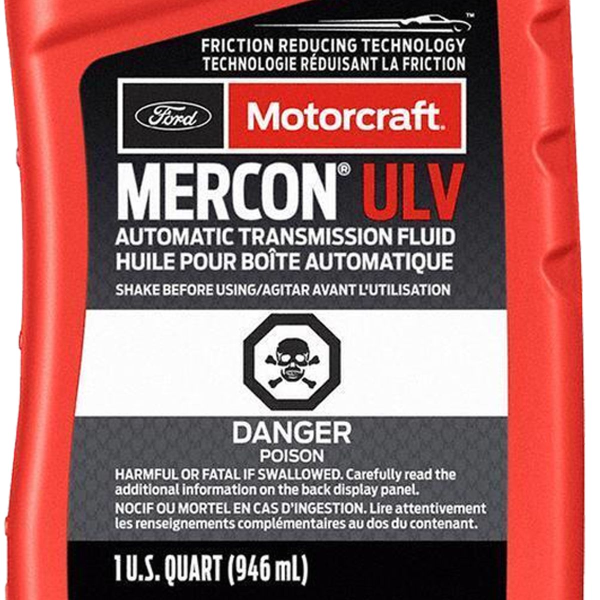 Oleo De Câmbio Fluido Transmissão Automática Ford Motorcraft Mercon ULV ...