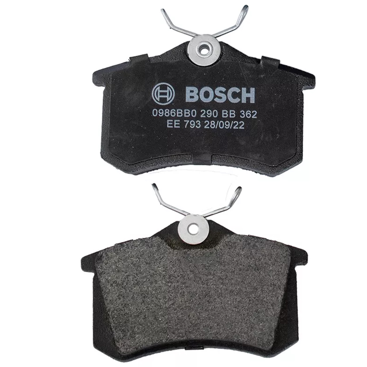 Pastilhas traseiras Bosch 0986BB0290 Nivus T-Cross Virtus Polo TSi