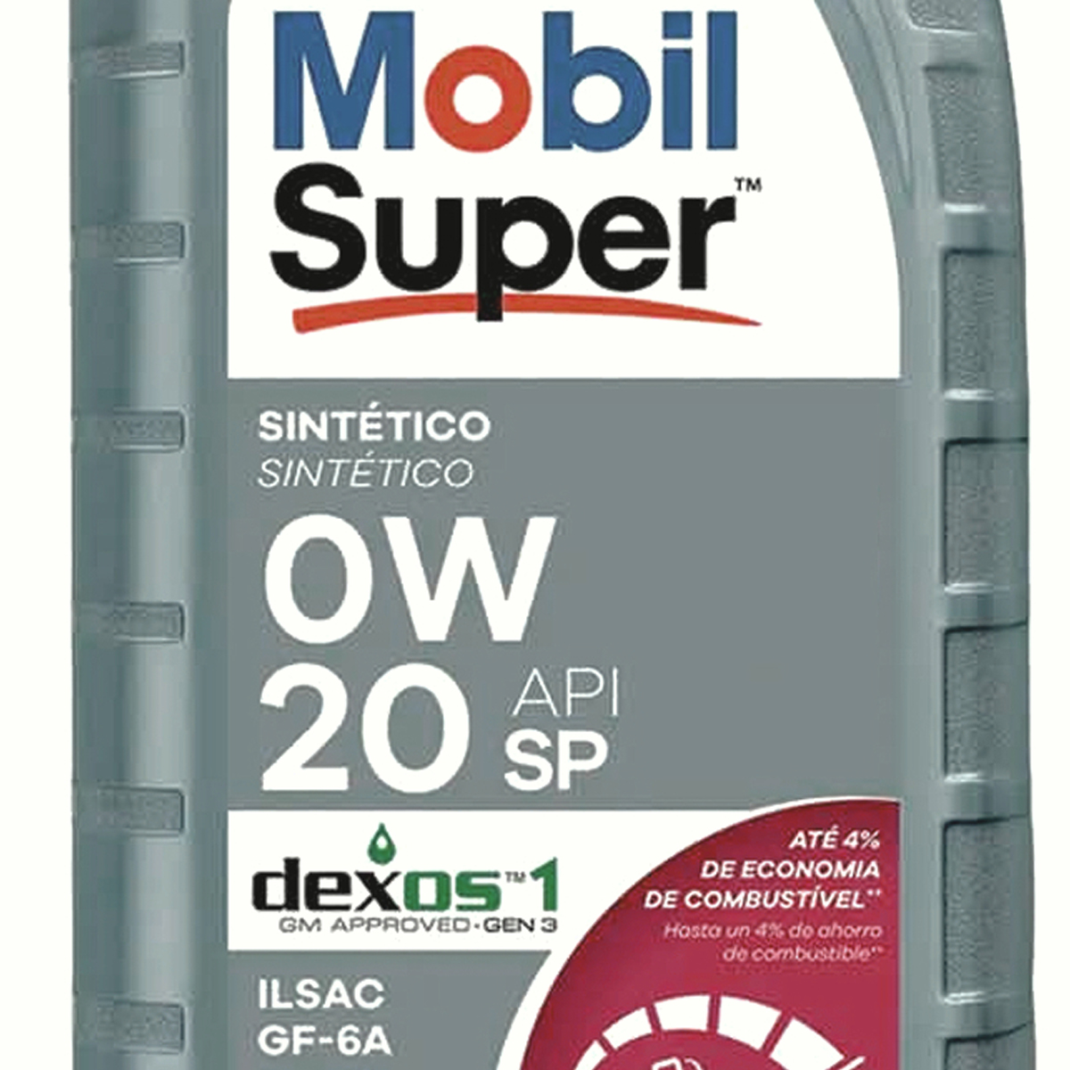 Óleo De Motor Mobil Super 3000 0W20 100% Sintético Api SP Dexos1