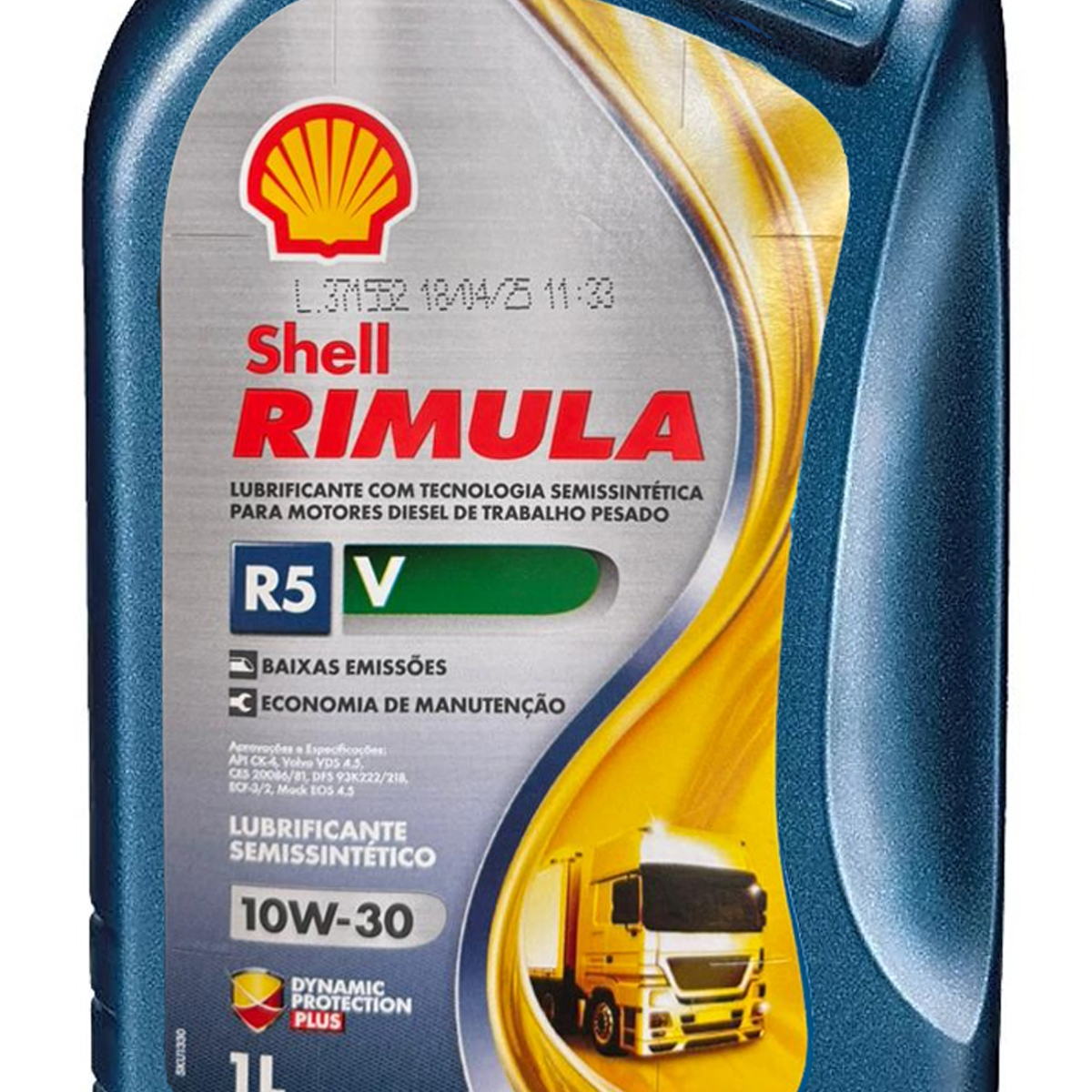Óleo De Motor Lubrificante Shell Rimula R5 V 10W30 Semissintético