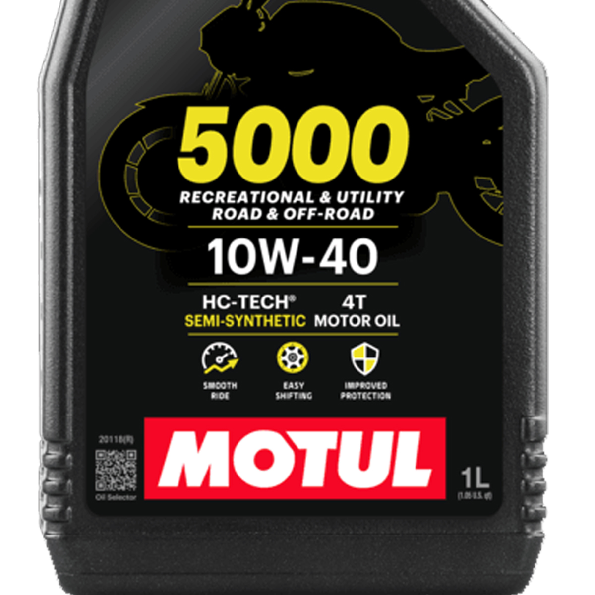 Oleo De Motor Lubrificante Moto Motul 5000+ 10W40 4T HC-TECH API