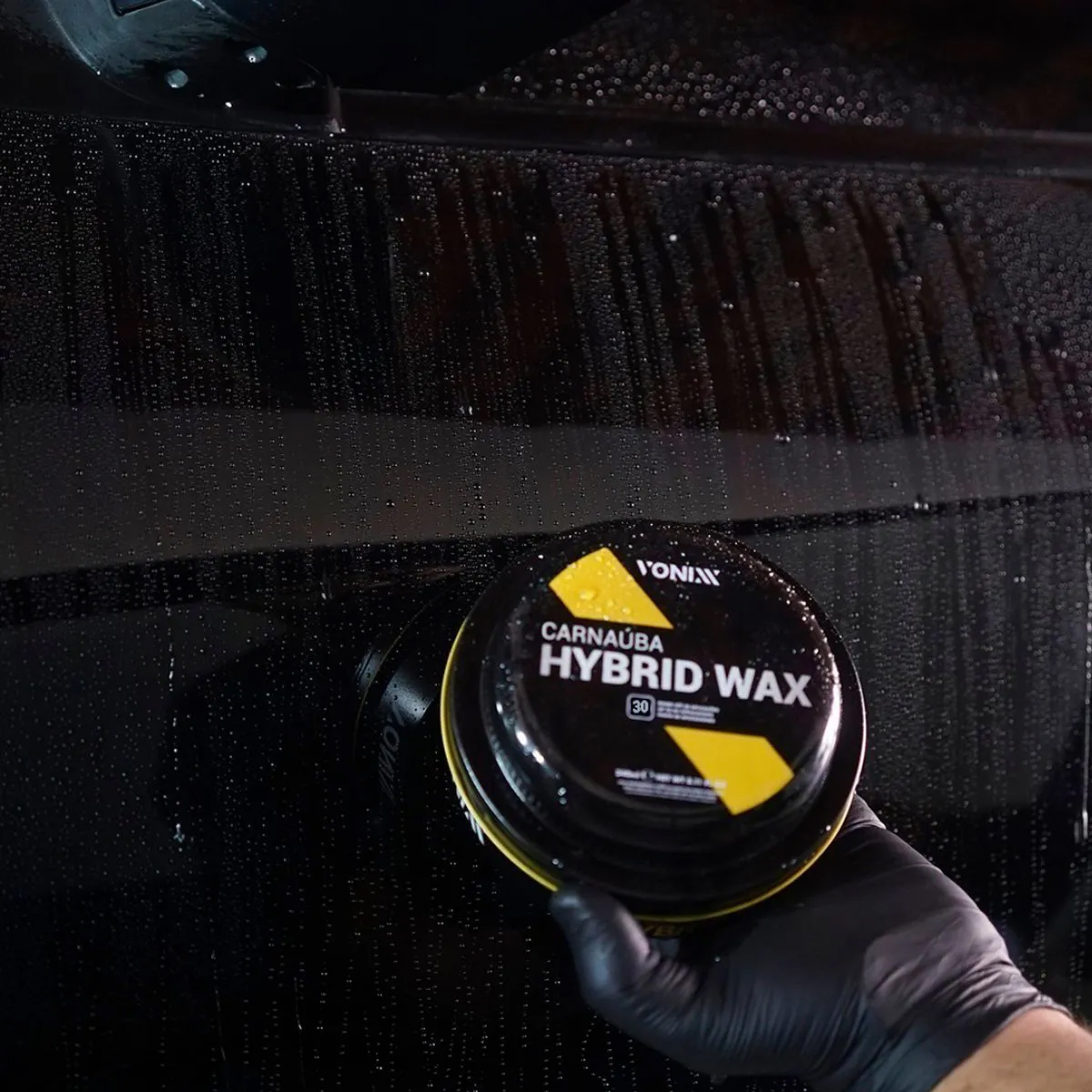 Cera Vonixx Carnaúba Hybrid Wax 240ml Com Aplicador De Espuma