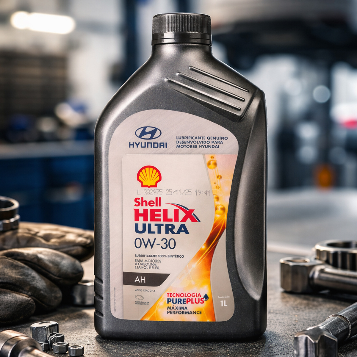 Óleo De Motor Lubrificante Genuíno Hyundai Shell Helix Ultra 0W30