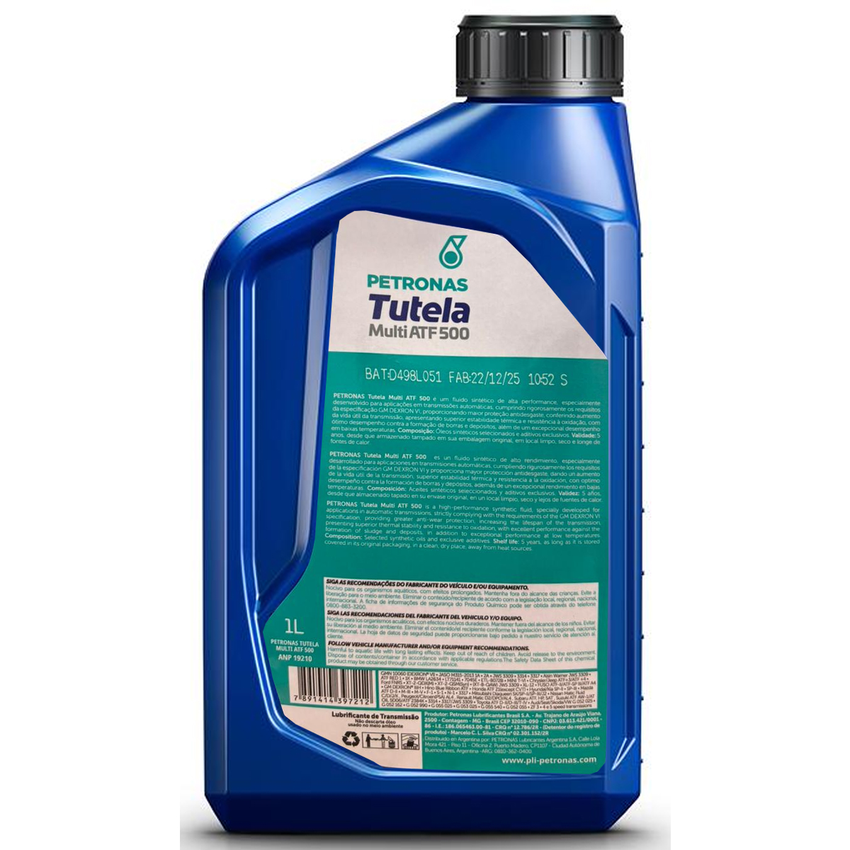 Óleo Fluido Câmbio Automático Petronas Tutela Multi ATF 500 Dexron