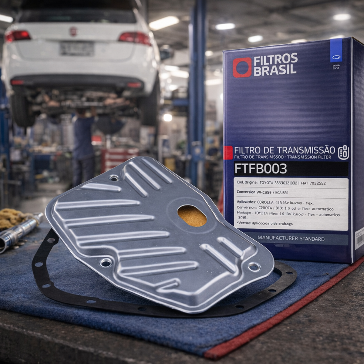 Filtro Oleo Cambio Automatico Argo Cronos Pulse Strada Yaris Cvt - Sua ...