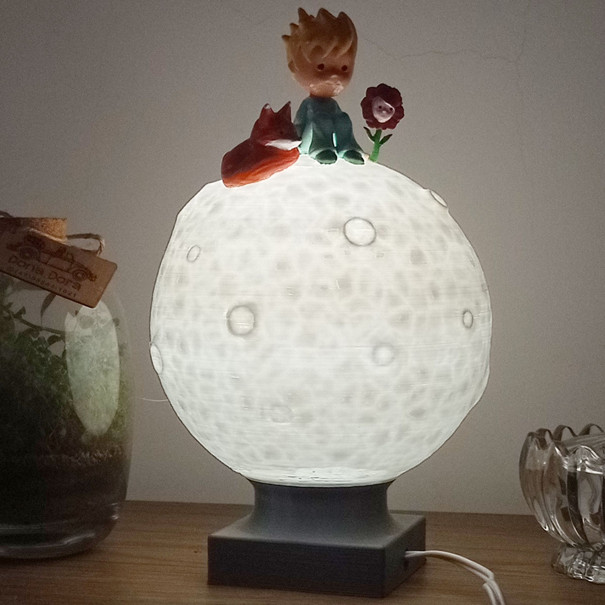 Luminária Planeta Pequeno Príncipe - Loja 3dLines-Vasos e Decoração ...