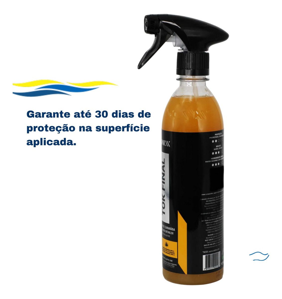 Cera Automotiva Spray Vonixx Tok Final Carnaúba 500ml - Produtos