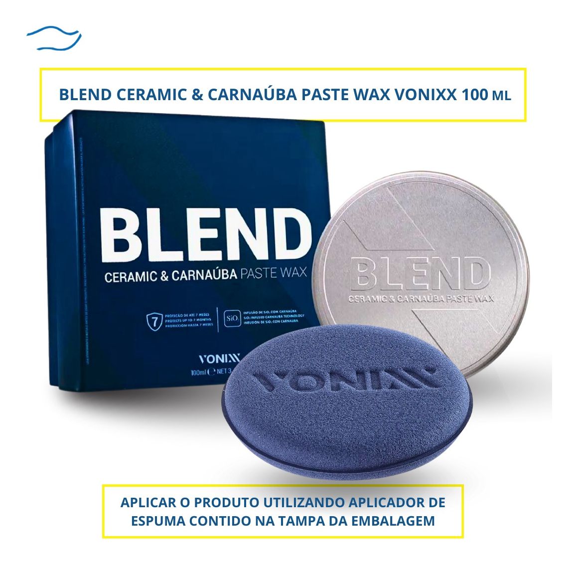 Cera Vonixx Blend Paste Wax Ceramic & Carnaúba 100g - Produtos
