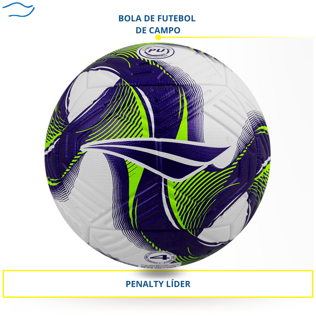 Bola de Futebol Campo Penalty Líder PU Ultra Fusion 6D - Produtos