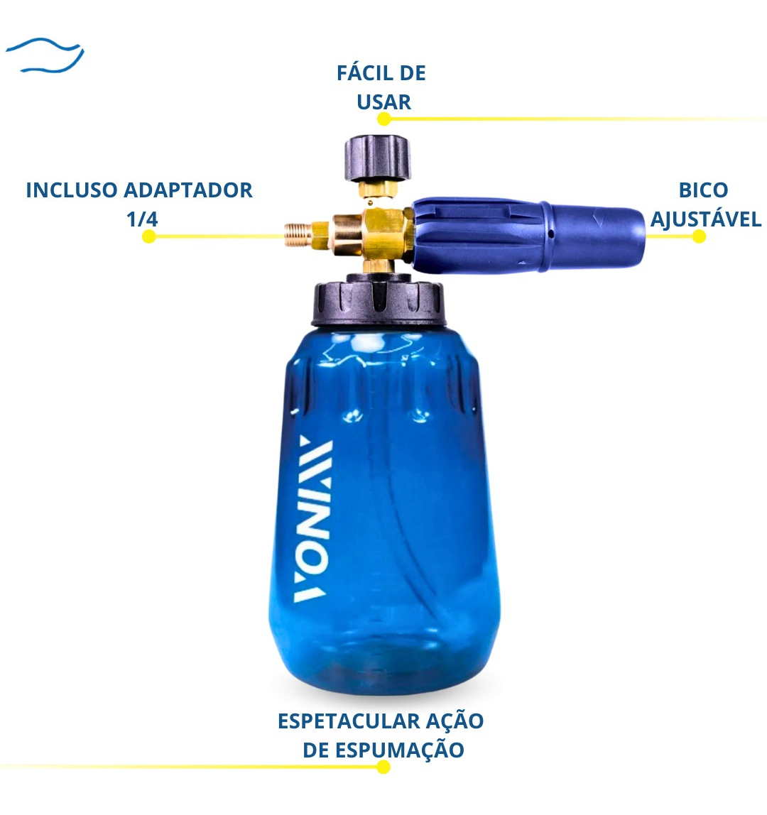 Canhão de Espuma Snow Foam Fast Vonixx – Alta Performance na