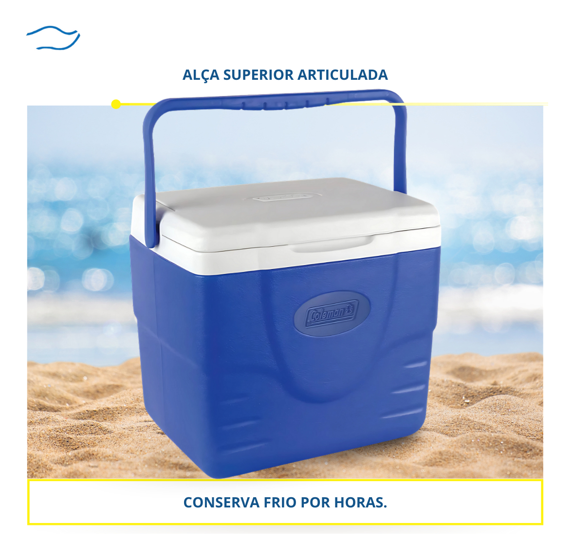 その他 FCRB COLEMAN EXCURSION COOLER Caixa Térmica Coleman Excursion 8,5L Portátil Camping e Praia