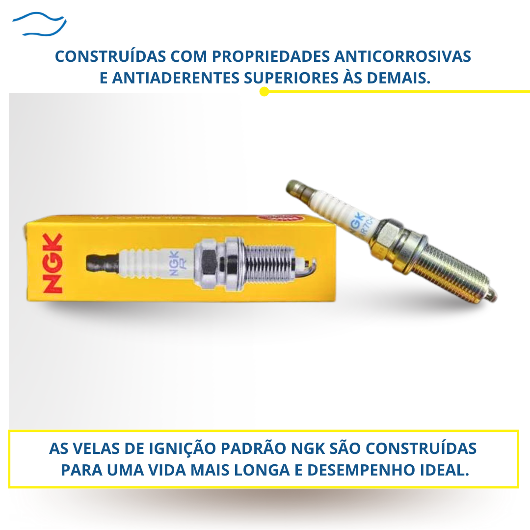 Vela de Ignição NGK LKAR7C9 Mercury 8M0204737 4 Tempos 175HP a
