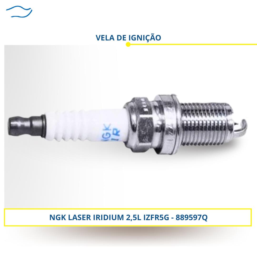 Vela De Ignição Optimax 2,5l Mercury IZFR5G - 889597Q - NGK Laser