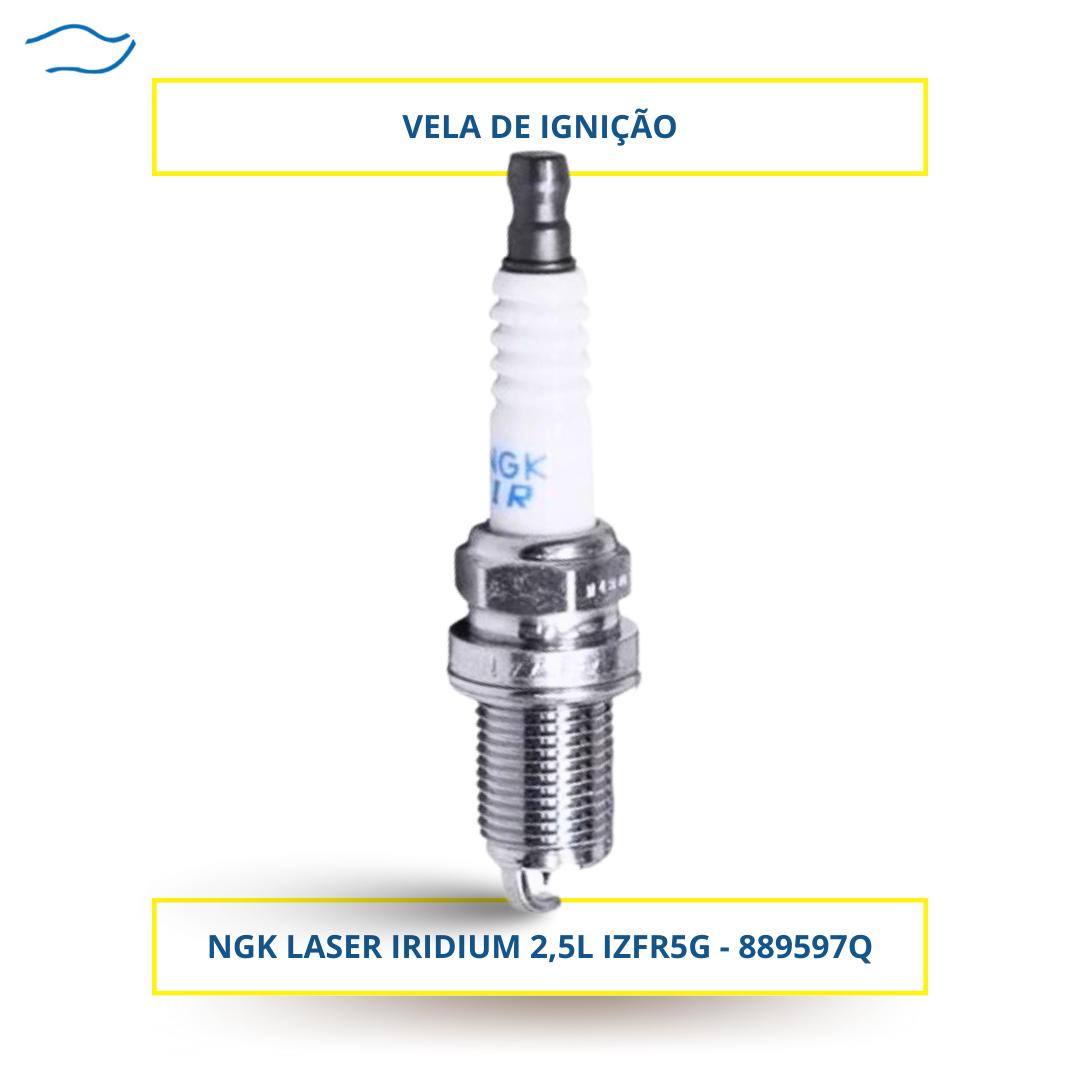 Vela De Ignição Optimax 2,5l Mercury IZFR5G - 889597Q - NGK Laser