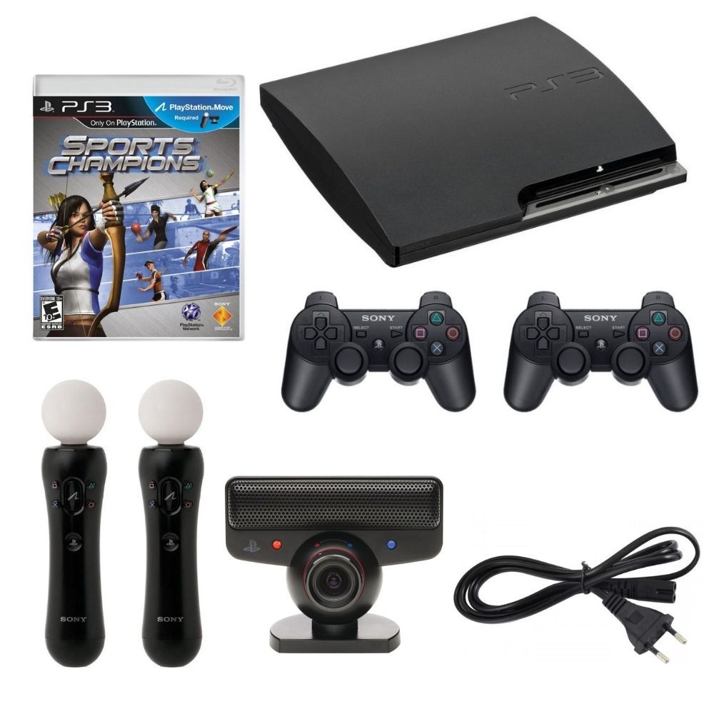 Console PlayStation 3 Slim com 9 Jogos - Sony - Loja Sport Games