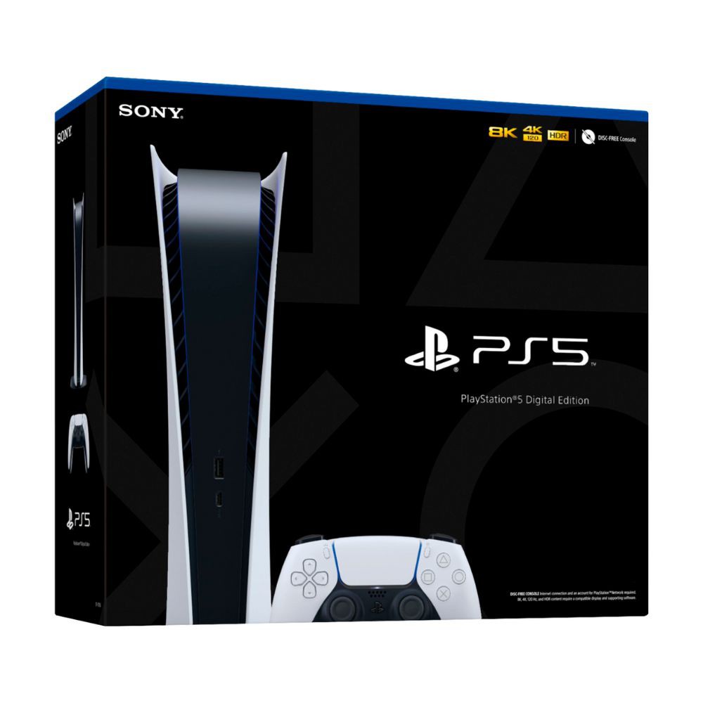 Mini Volante Controle PS5 Playstation 5 Jogos Corrida Branco