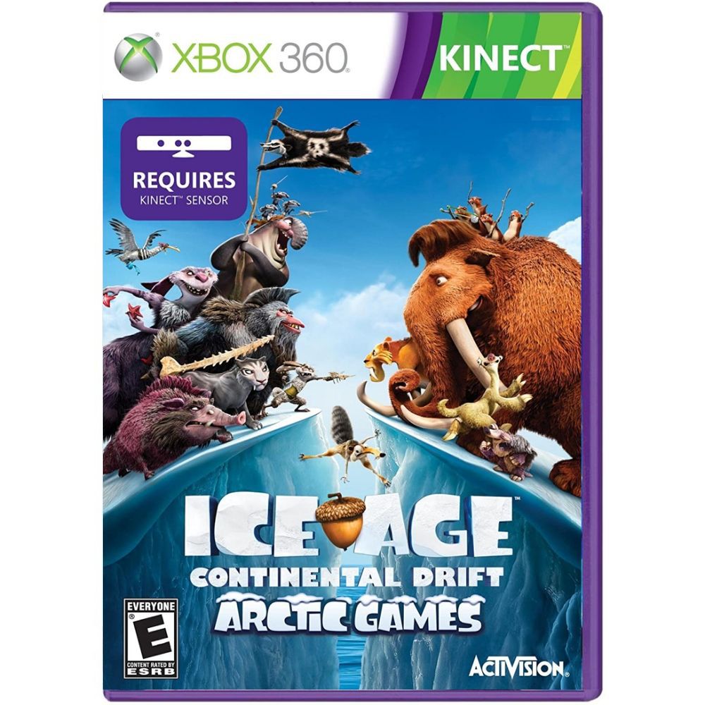 Jogo Kinect Ice Age / Era Do Gelo Continental Drift Xbox 360