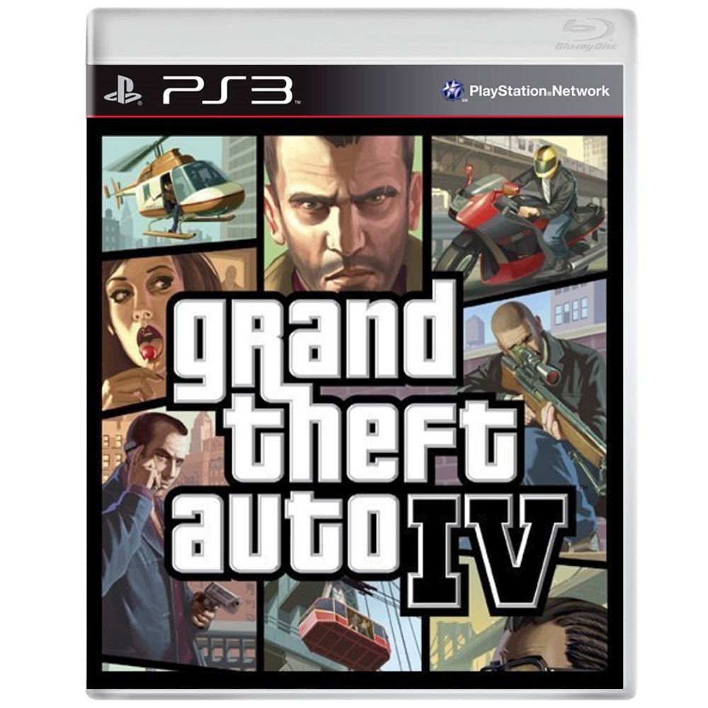 Jogo Grand Theft Auto IV GTA 4 PS3 Usado S/encarte - Meu Game Favorito