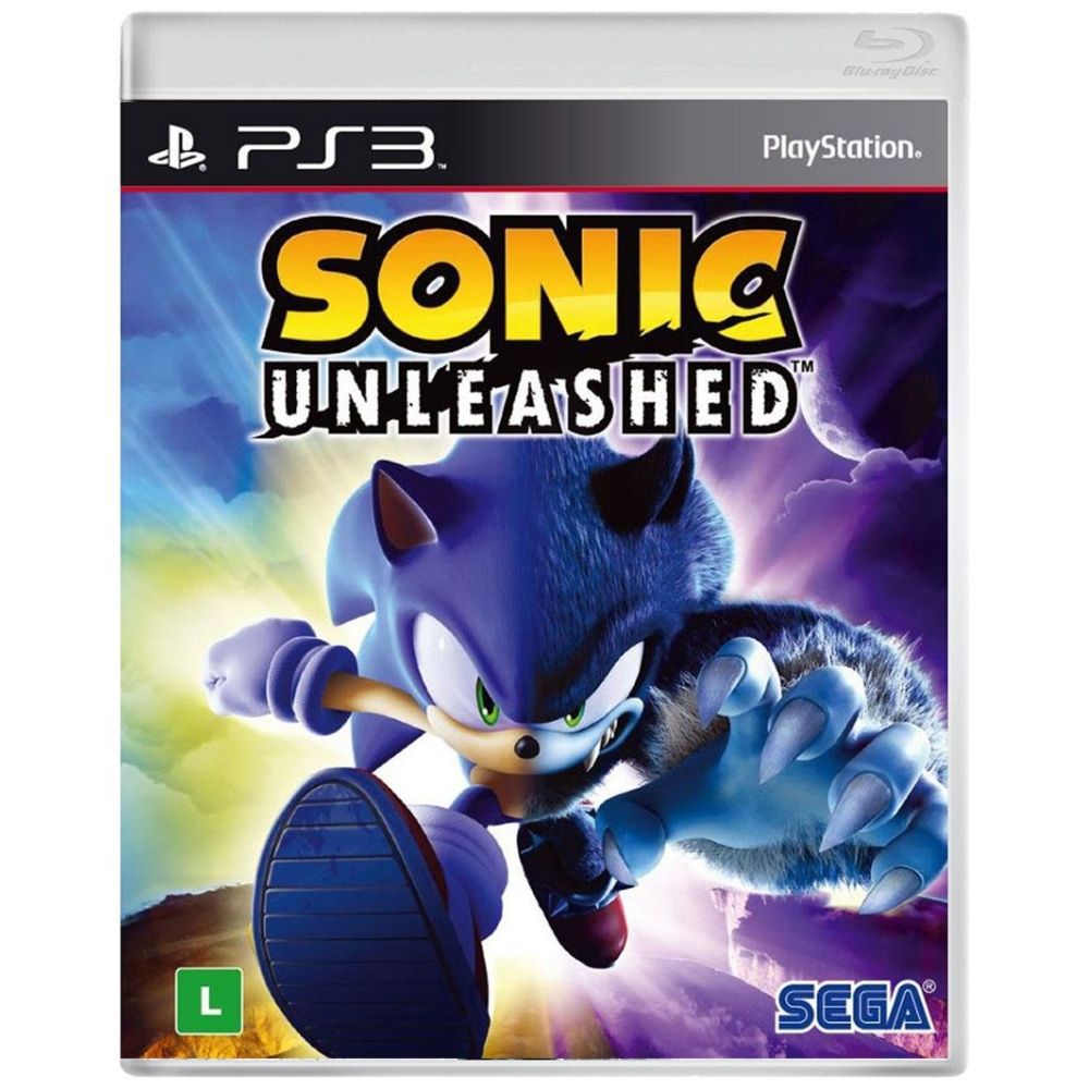 Jogo Sonic Unleashed PS3 Novo - Meu Game Favorito