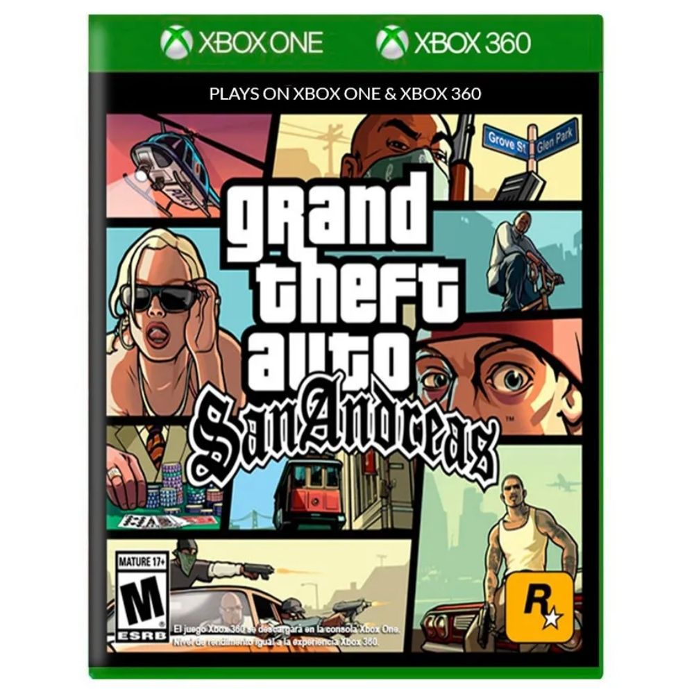 Jogo Gta Grand Theft Auto San Andreas Xbox 360 Xbox One