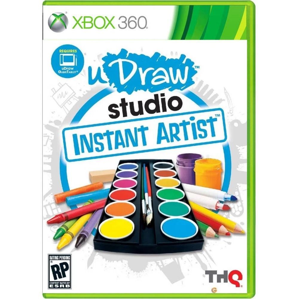 Tablet do jogo uDraw com uDraw Studio: Instant Artist - Xbox 360