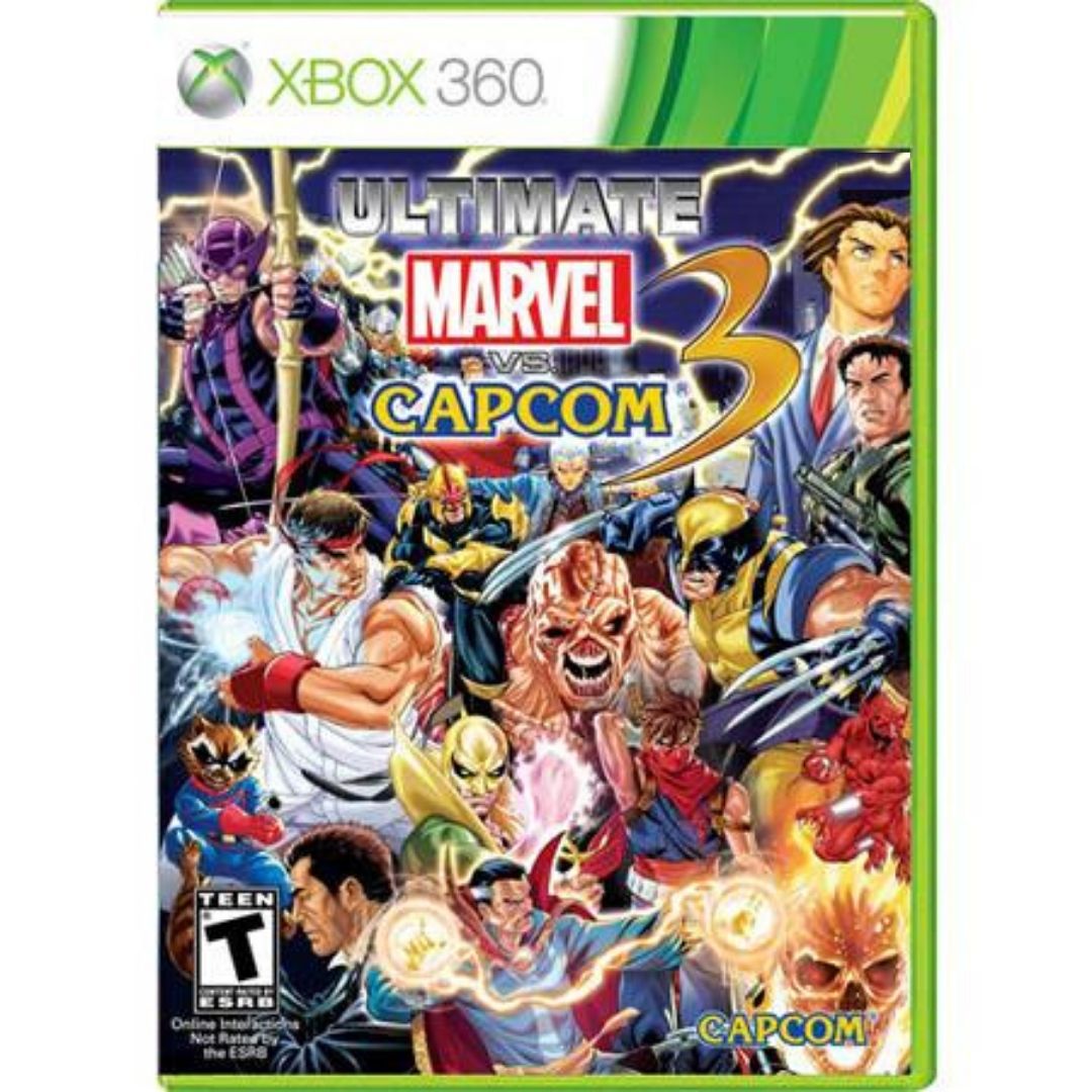 Gameteczone Jogo Xbox 360 Ultimate Marvel vs Capcom 3 - Capcom São