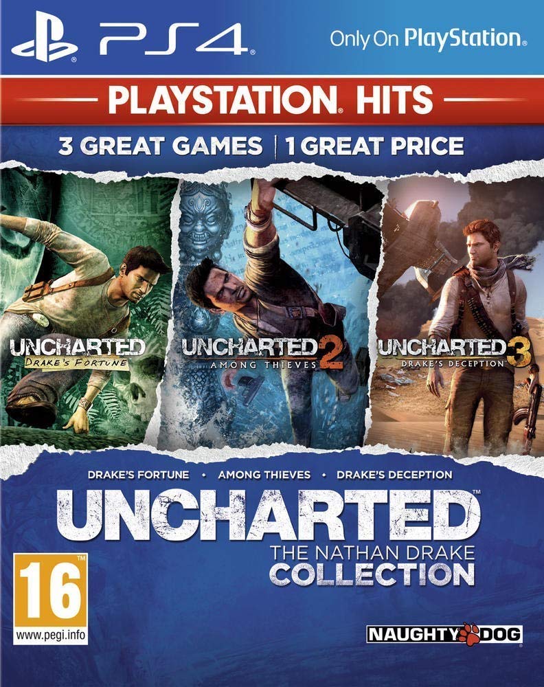 Combo Uncharted 1, 2 e 3 Mostruário - Nelson Games