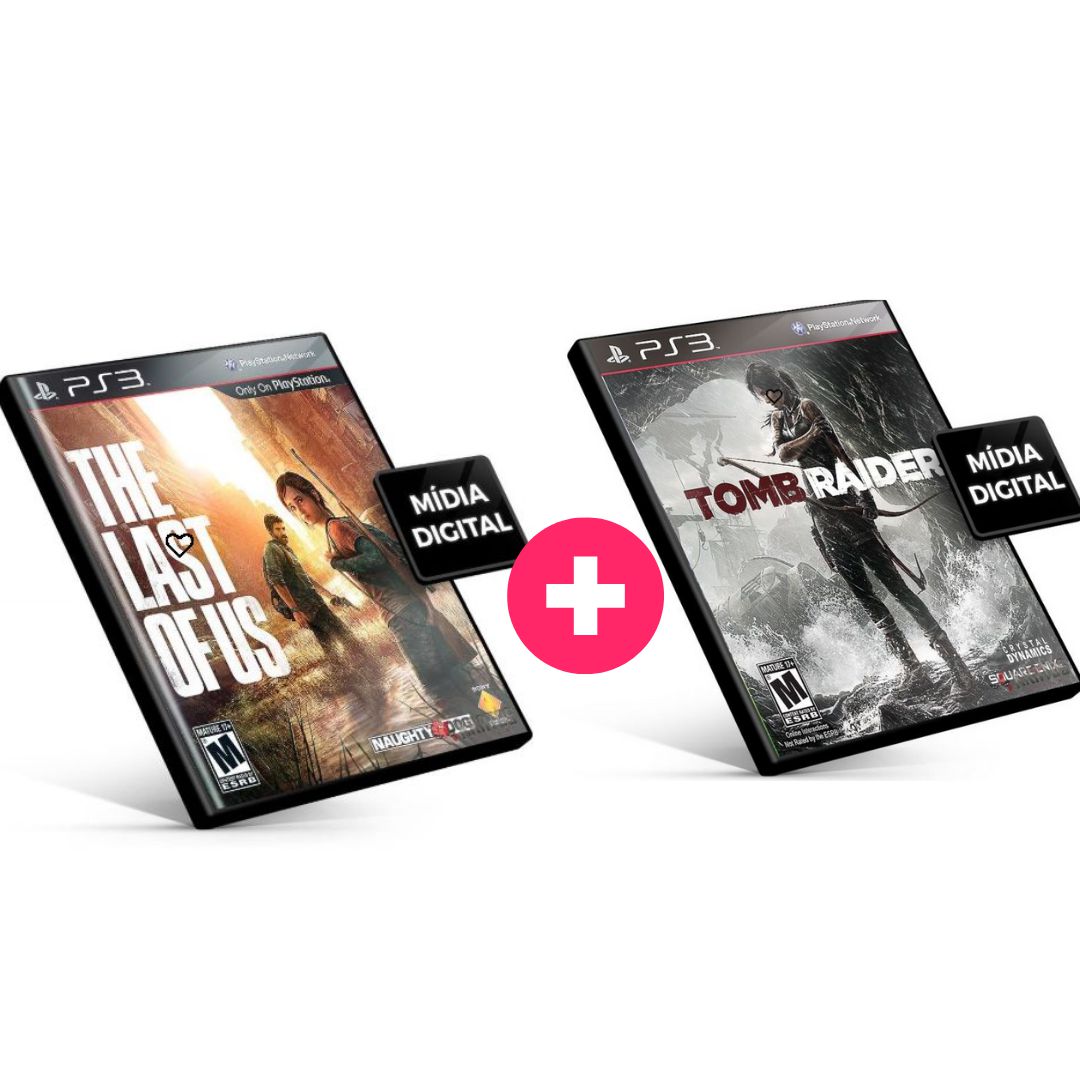 COMBO THE LAST OF US PS3 + TOMB RAIDER PS3 PSN MIDIA DIGITAL - LS Games