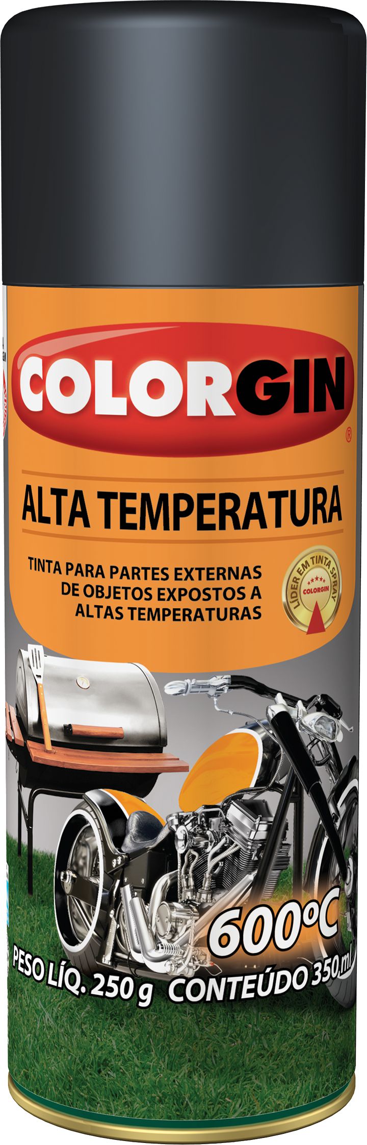 Tinta Spray Alta Temperatura Preto Fosco - Chuveirão das Tintas |  Presidente Prudente - SP