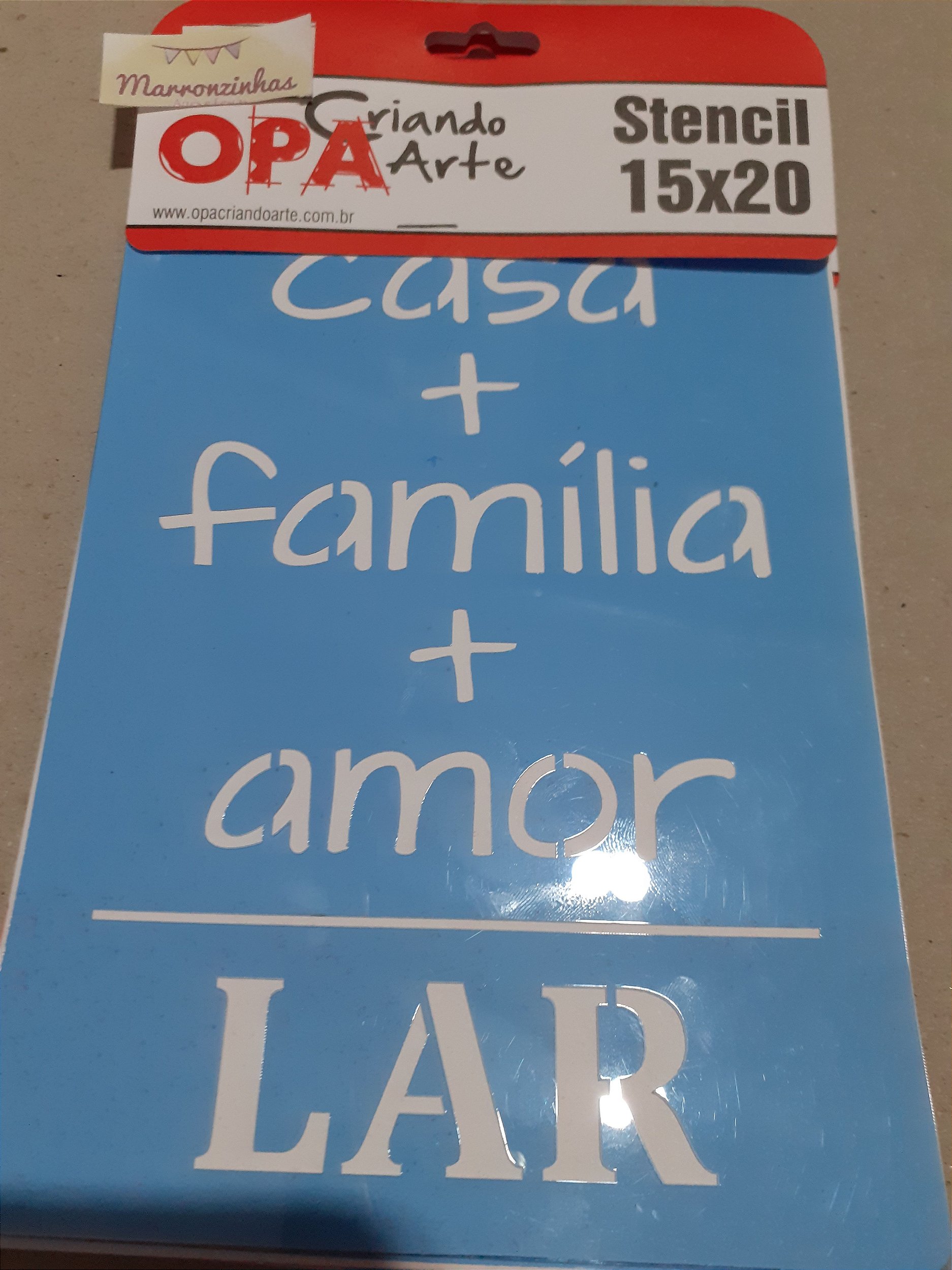 Stencil É preciso amor pra poder pulsar - 15x20 - Ref A2622