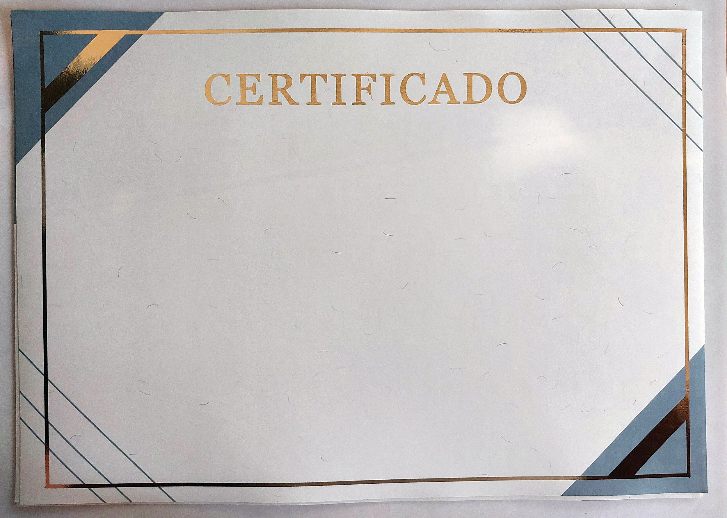 Papel de Certificado Azul com Dourado - → Design Expresss - Papel Moeda ...