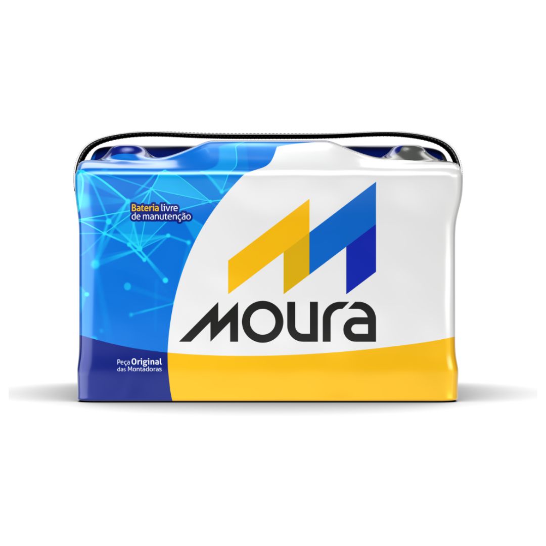 Bateria automotiva Moura 90 Amperes com 15 meses de Garantia - M90TD -  MELLO Baterias