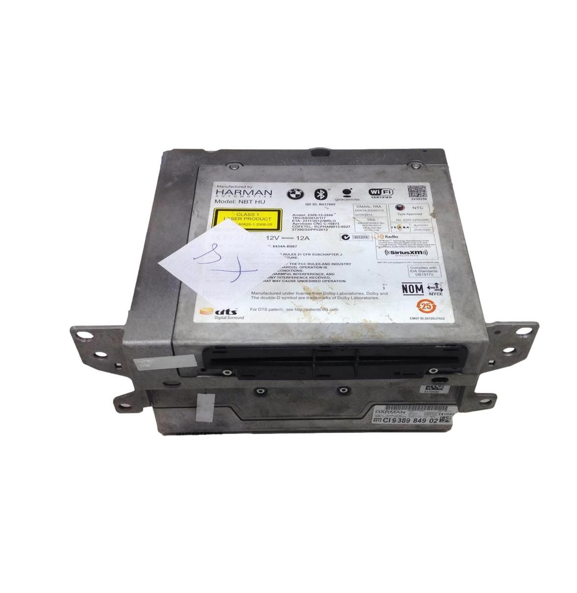 Radio CD Player BMW X3 X4 X5 X6 118i 125i 418i 65129389849 G Santos