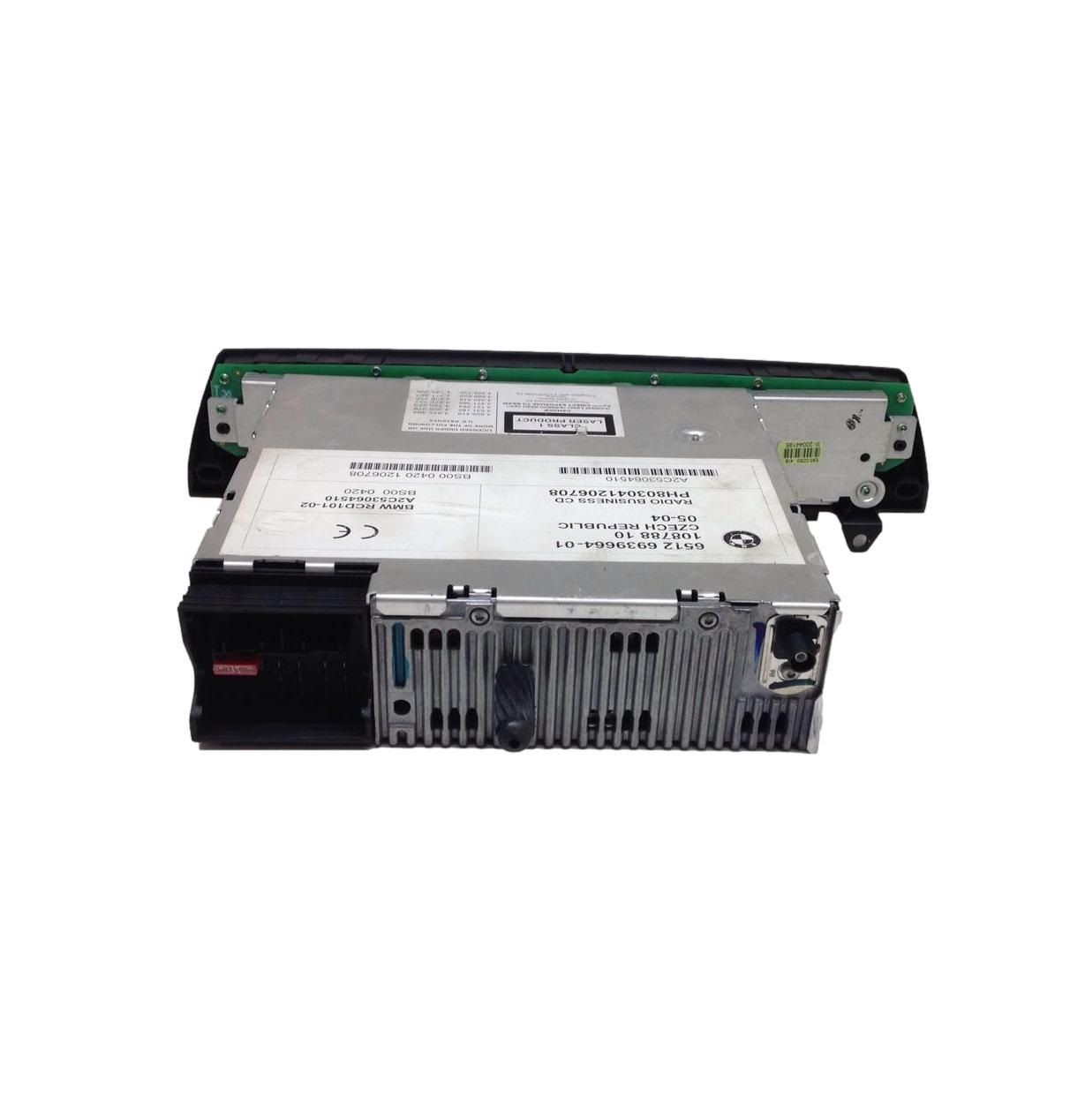 Radio CD Player BMW X3 2004/2010 Original 65126939664 G Santos pecas