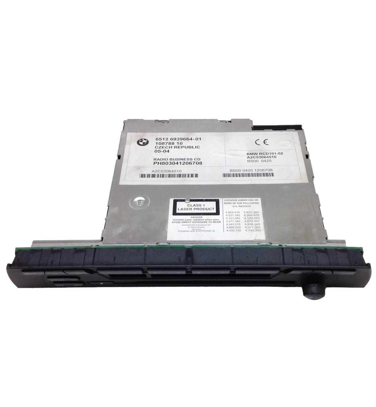 Radio CD Player BMW X3 2004/2010 Original 65126939664 G Santos pecas