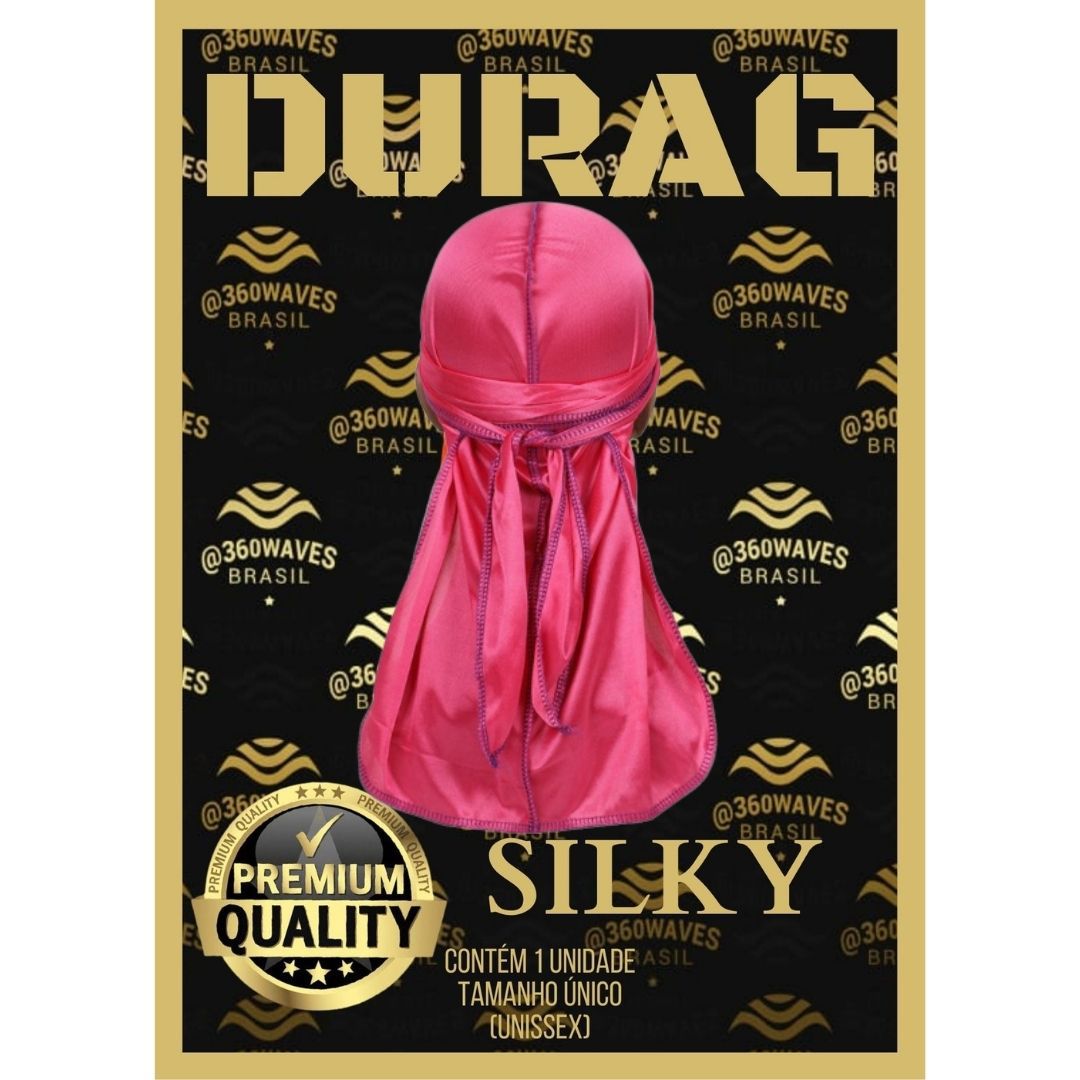 Durag Bandana De Cetim Dureg para 360° Waves - 10 cores - Escorrega o Preço