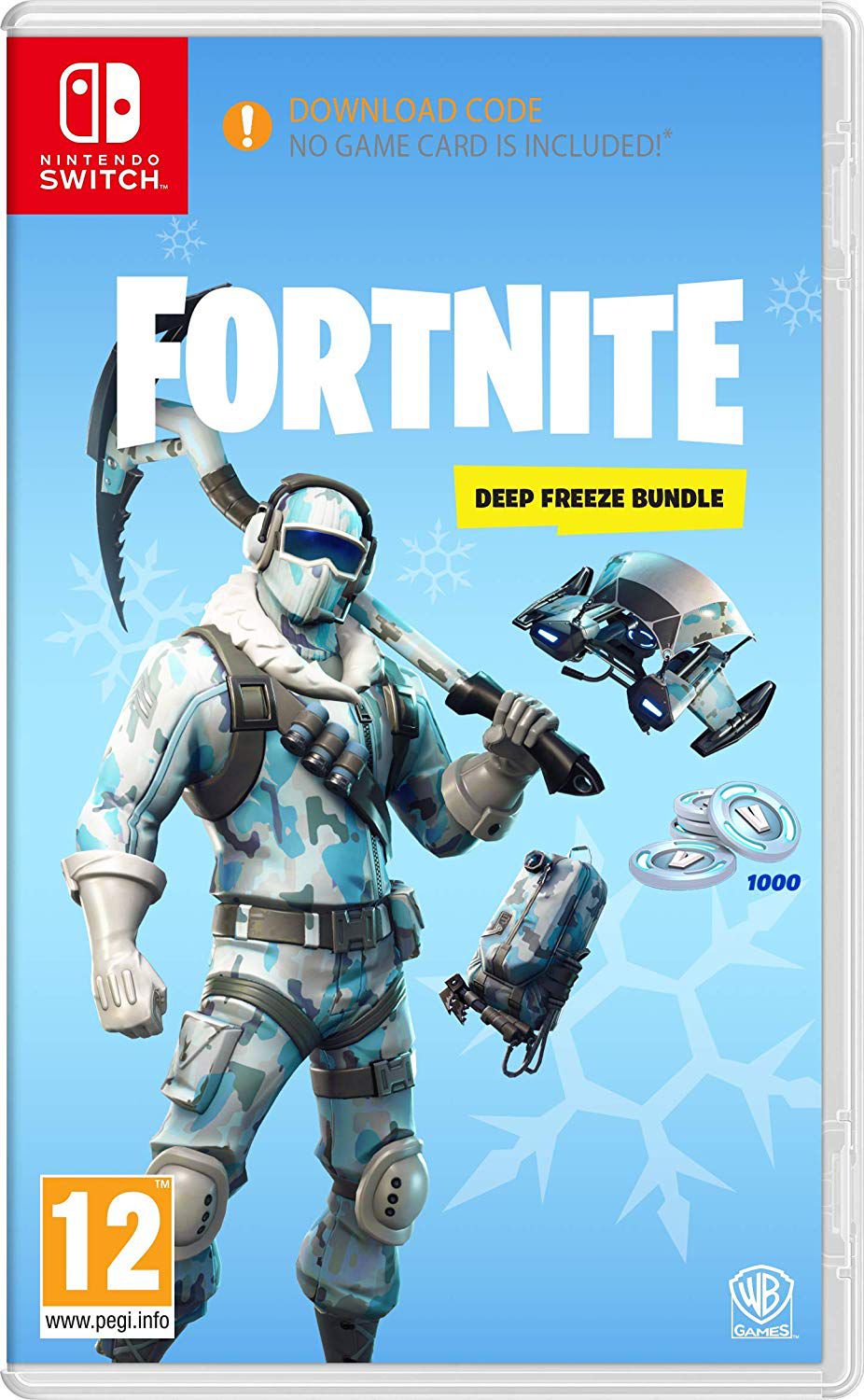 Fortnite Deep Freeze Bundle Nintendo Switch Fenix GZ 17 anos no mercado