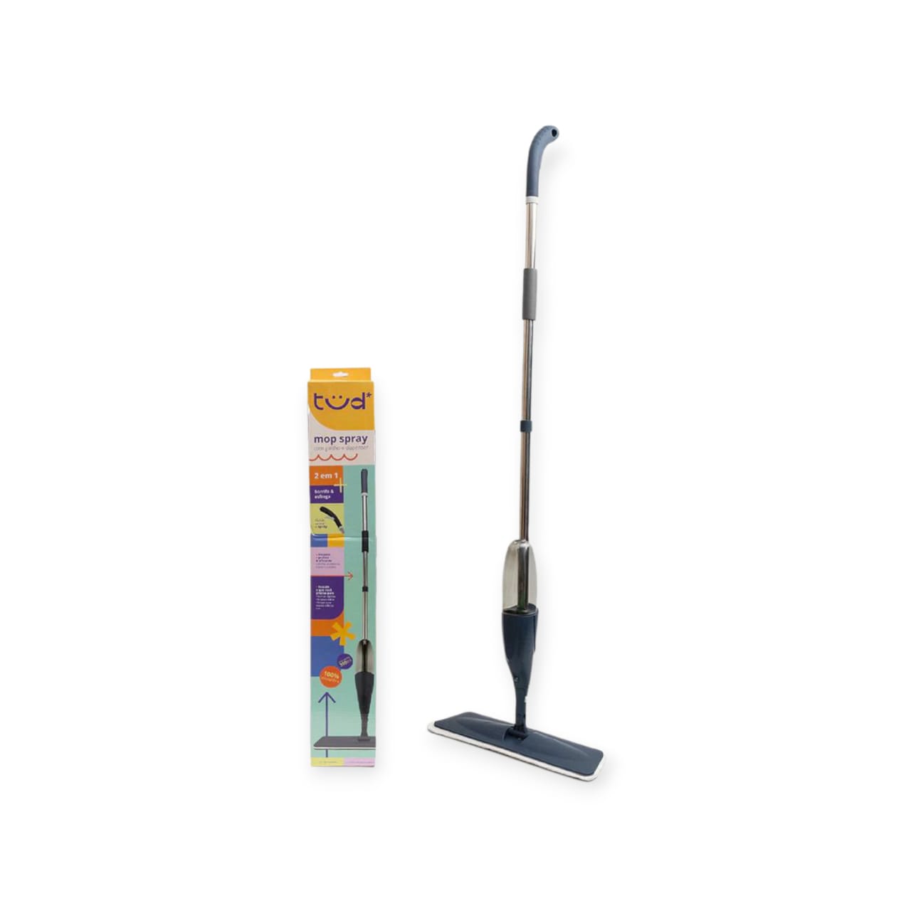 MOP Spray C/ Gatilho e Dispenser Multiuso - TUD Azul Navy - OIKOS