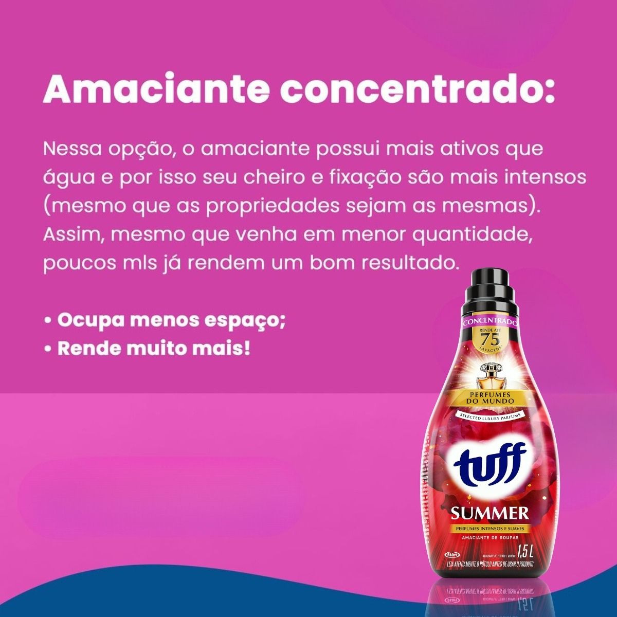 Amaciante Concentrado Tuff 1,5L Summer - Start - Casa Limpa