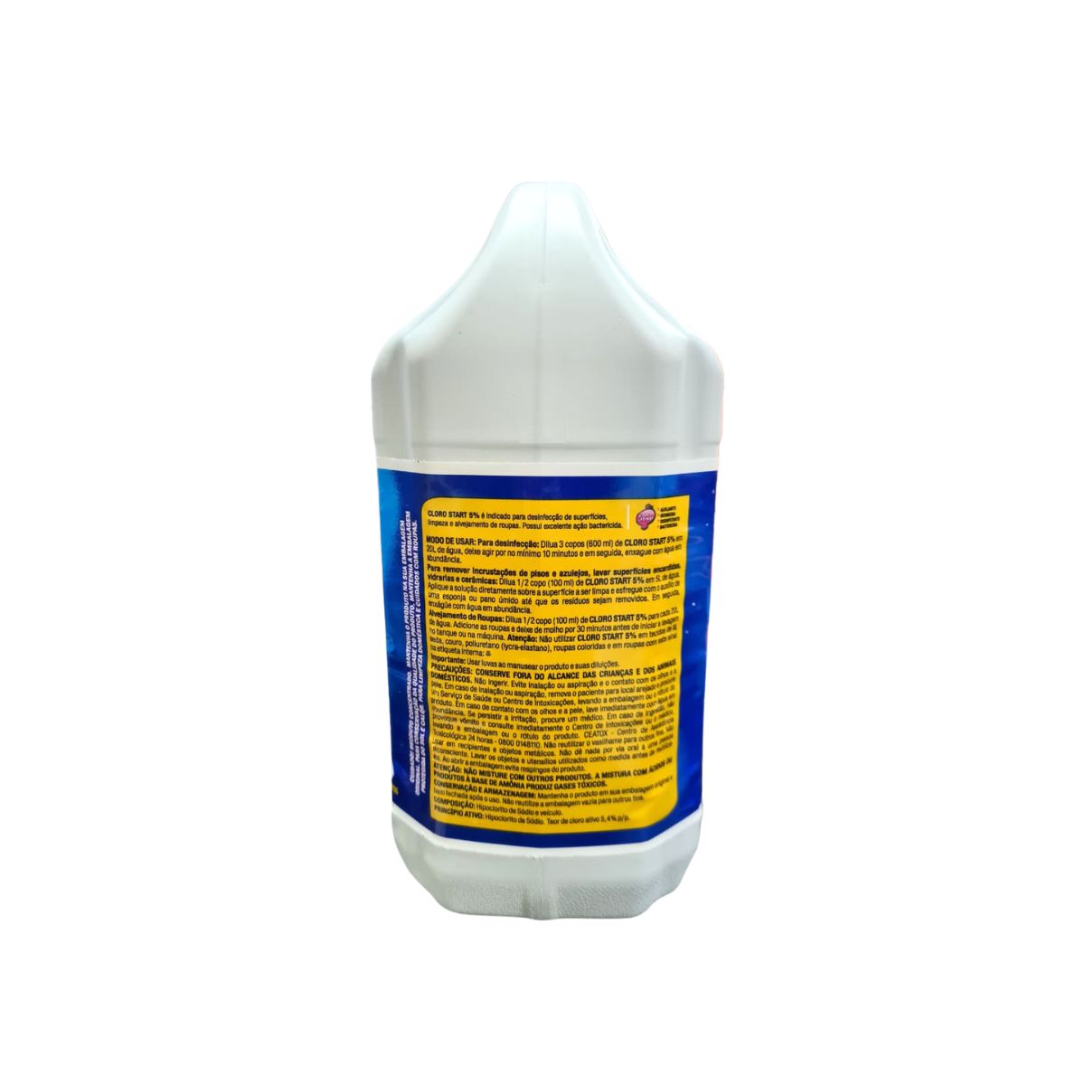 Cloro Start 5% 5L - Casa Limpa Produtos de Limpeza
