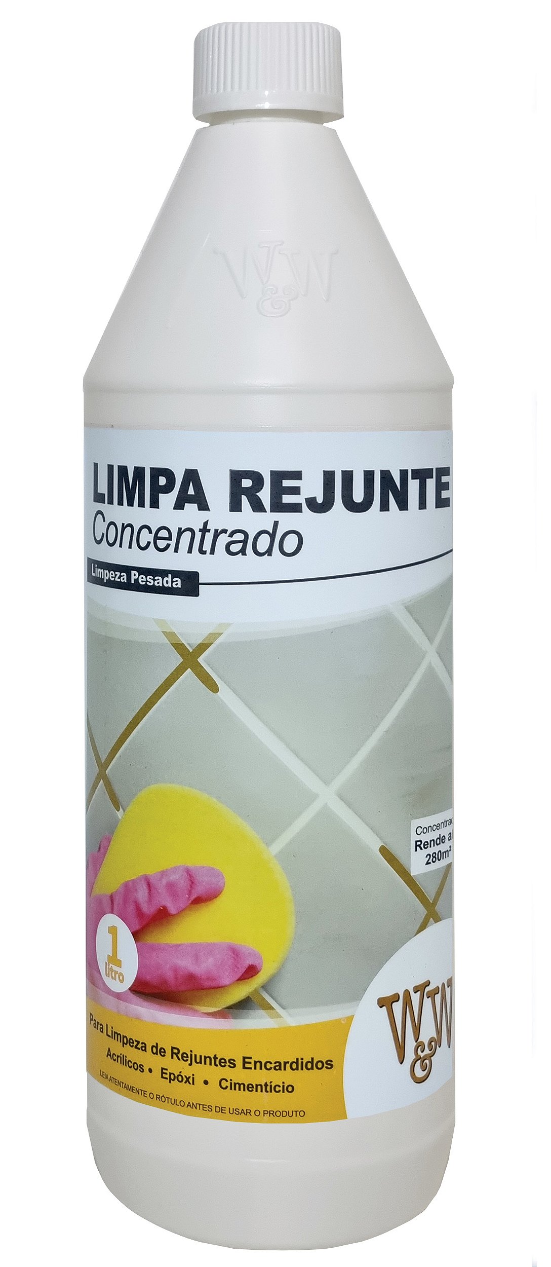 W&W LIMPA REJUNTE CONCENTRADO 1L - Casa Limpa Produtos de Limpeza