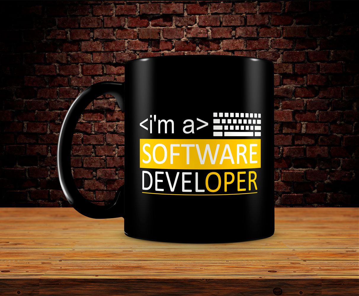 Caneca I'm a Software Developer Black - Artgeek - Loja Nerd de ...