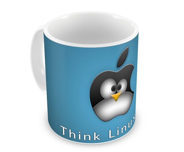 Caneca Think Linux - Artgeek - Loja Nerd de Decoração e Presentes do ...