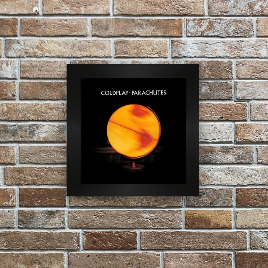 Quadro azulejo com moldura Coldplay Parachutes - Artgeek - Loja Nerd de ...