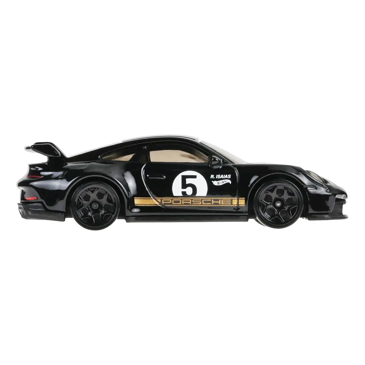Carrinho Hot Wheels Porsche 911 GT3 Preto 2025 Lote C HYX17 1/10