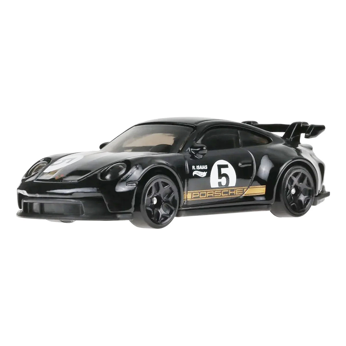 Carrinho Hot Wheels Porsche 911 GT3 Preto 2025 Lote C HYX17 1/10