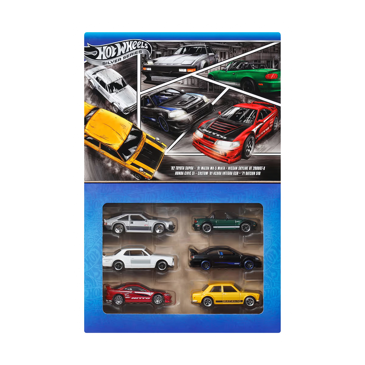 Hot Wheels 日本車ミニカーセット 7個 Hot Wheels Colecionavel Streets Of Japan Pack C/6 2025 Jby77