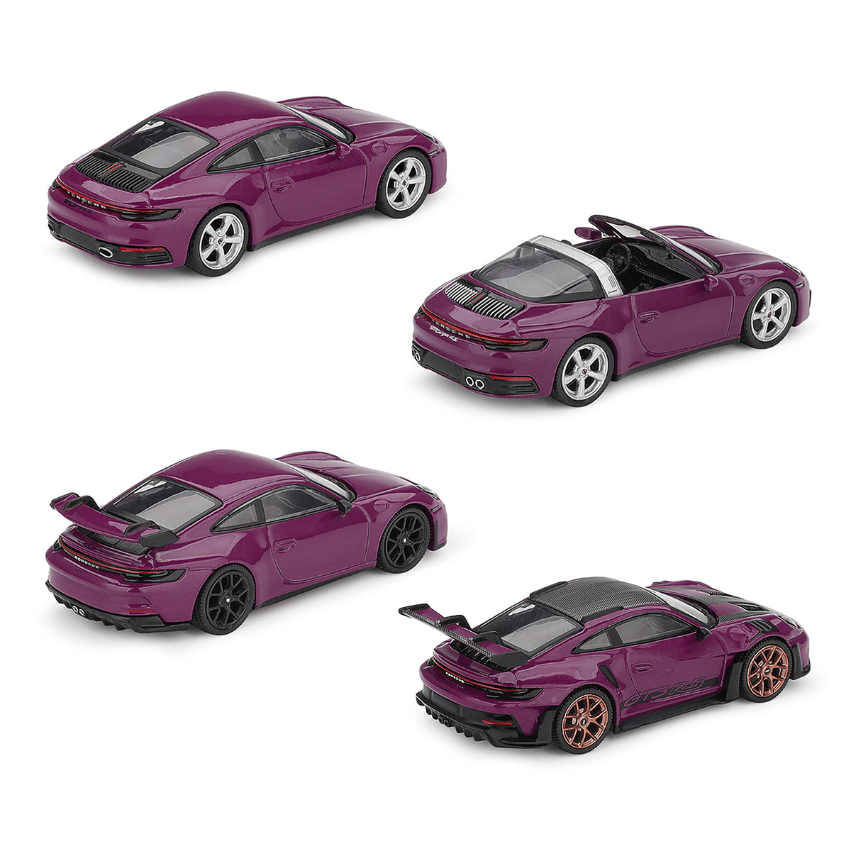 Mini GT #S0021 Porsche 911(992) Rubystone - Paulo da Venda